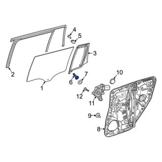 Mercedes-Benz OE - Side Window Vent Screw