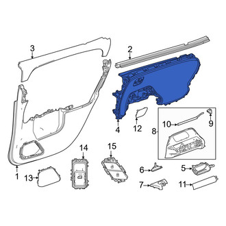 Mercedes-Benz OE - Rear Right Door Armrest