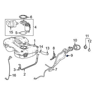 Mercedes-Benz OE - Fuel Filler Nut