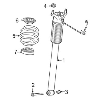 Mercedes-Benz OE - Rear Suspension - Shocks & Components (FWD)