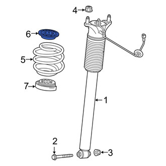 Mercedes-Benz OE - Front Upper Coil Spring Insulator