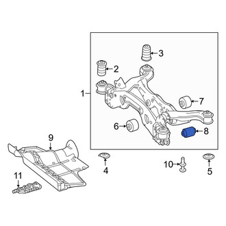 Mercedes-Benz OE - Rear Upper Suspension Knuckle Bushing