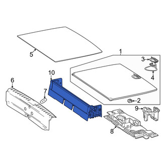 Mercedes-Benz OE - Trunk Floor Storage Box Cap