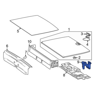 Mercedes-Benz OE - Rear Left Trunk Floor Storage Box