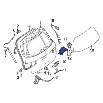 Mercedes-Benz OE - Rear Liftgate Latch Handle