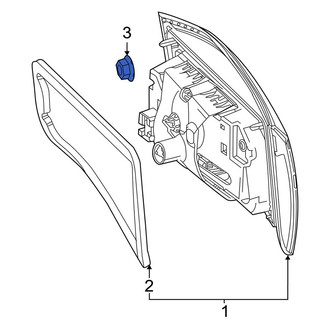 Mercedes-Benz OE - Tail Light Nut