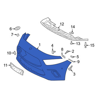 Mercedes-Benz OE - Front Bumper Cover
