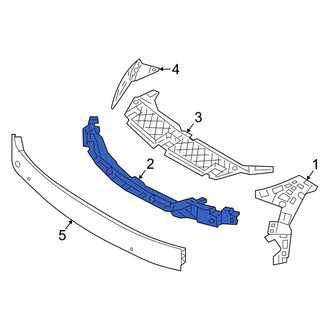 Mercedes-Benz OE - Front Bumper Impact Absorber