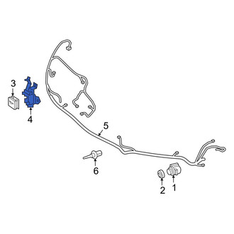 Mercedes-Benz OE - Cruise Control Distance Sensor Bracket
