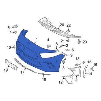 Mercedes-Benz OE - Front Bumper Cover