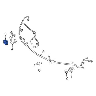 Mercedes-Benz OE - Front Cruise Control Distance Sensor