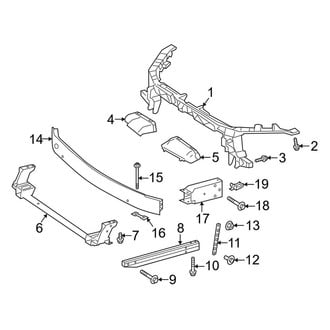 Mercedes-Benz OE - Radiator Support