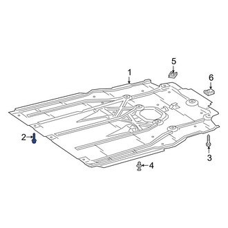 Mercedes-Benz OE - Powertrain Skid Plate Screw