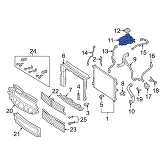 Mercedes-Benz OE - Engine Coolant Reservoir