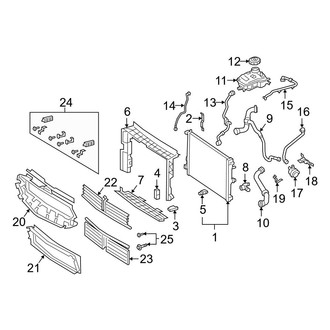 Mercedes-Benz OE - Cooling - Radiator & Components
