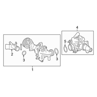 Mercedes-Benz OE - Cooling - Water Pump