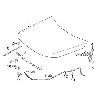 Mercedes-Benz OE - Hood & Components