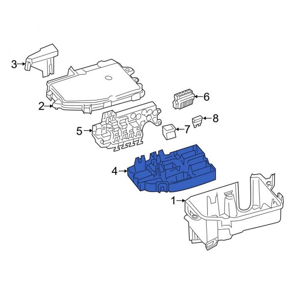 Fuse and Relay Center Base