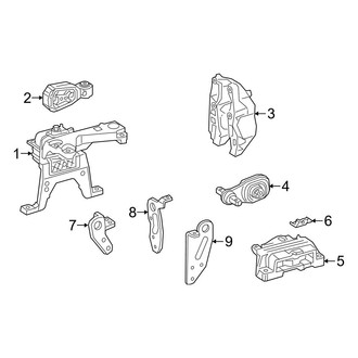 Mercedes-Benz OE - Engine & Transmission Mounting