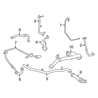 Mercedes-Benz OE - Engine - Turbocharger & Components (Oil & Water Tubes)
