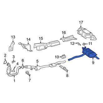 Mercedes-Benz OE - Exhaust Muffler