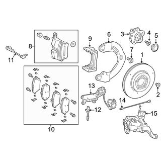 Mercedes-Benz OE - Front Suspension - Brake Components