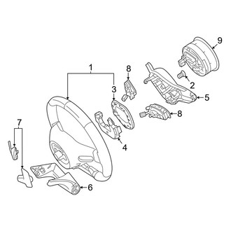 Mercedes-Benz OE - Steering Wheel & Trim (Sport Wheel)