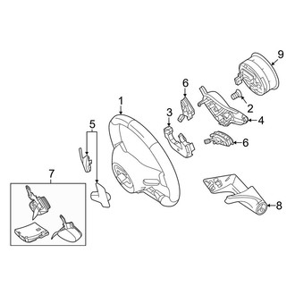 Mercedes-Benz OE - Steering Wheel & Trim (AMG Performance Wheel)