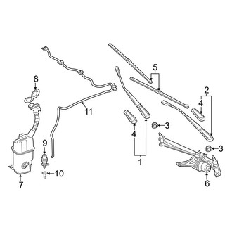 Mercedes-Benz OE - Windshield - Wiper & Washer Components