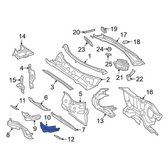 Mercedes-Benz OE - Left Inner Dashboard Panel Bracket