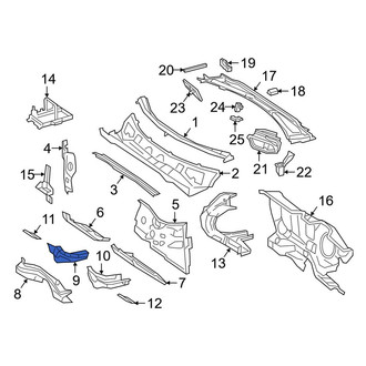 Mercedes-Benz OE - Right Center Dashboard Panel Bracket