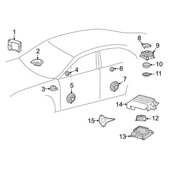 Mercedes-Benz OE - Instrument Panel - Sound System