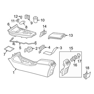 Mercedes-Benz OE - Center Console (Console and Components)
