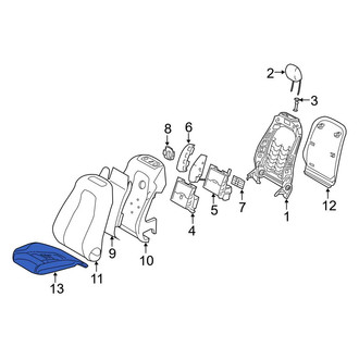 Mercedes-Benz OE - Front Left Forward Seat Cover