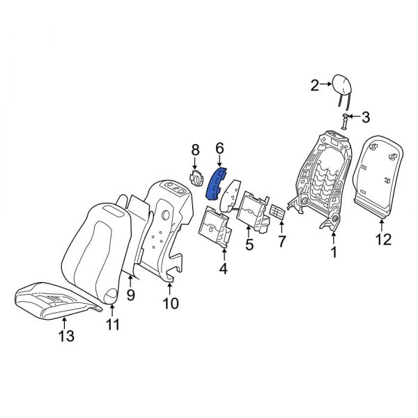 Seat Lumbar Support Cushion Bracket