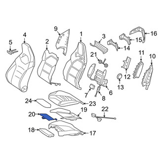 Mercedes-Benz OE - Front Left Seat Heater Pad