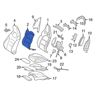 Mercedes-Benz OE - Front Left Seat Heater Pad