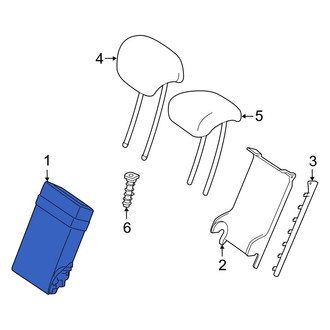 Mercedes-Benz OE - Rear Seat Armrest Cover
