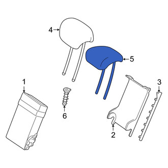 Mercedes-Benz OE - Rear Center Headrest