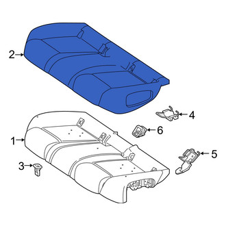 Mercedes-Benz OE - Rear Seat Cover