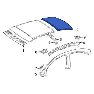 Mercedes-Benz OE - Rear Roof Panel