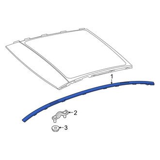 Mercedes-Benz OE - Left Roof Drip Molding