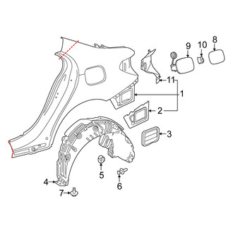 Mercedes-Benz OE - Quarter Panel & Components