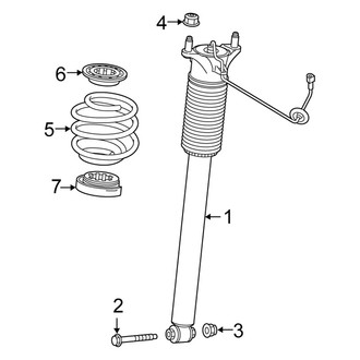 Mercedes-Benz OE - Rear Suspension - Shocks & Components (FWD)