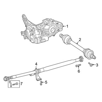 Mercedes-Benz OE - Rear Suspension - Axle & Differential (AWD)