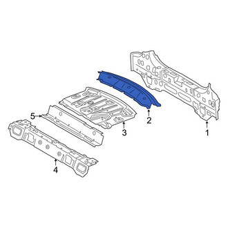 Mercedes-Benz OE - Rear Rear Body Reinforcement