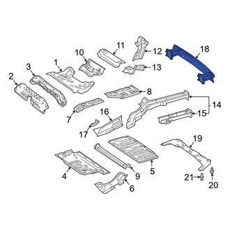 Mercedes-Benz OE - Rear Bumper Impact Bar