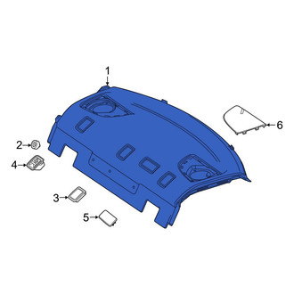 Mercedes-Benz OE - Rear Package Tray Trim