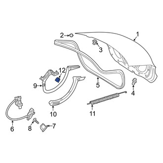 Mercedes-Benz OE - Deck Lid Hinge Spacer