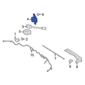 Mercedes-Benz OE - Rear Left Blind Spot Detection System Warning Sensor Bracket